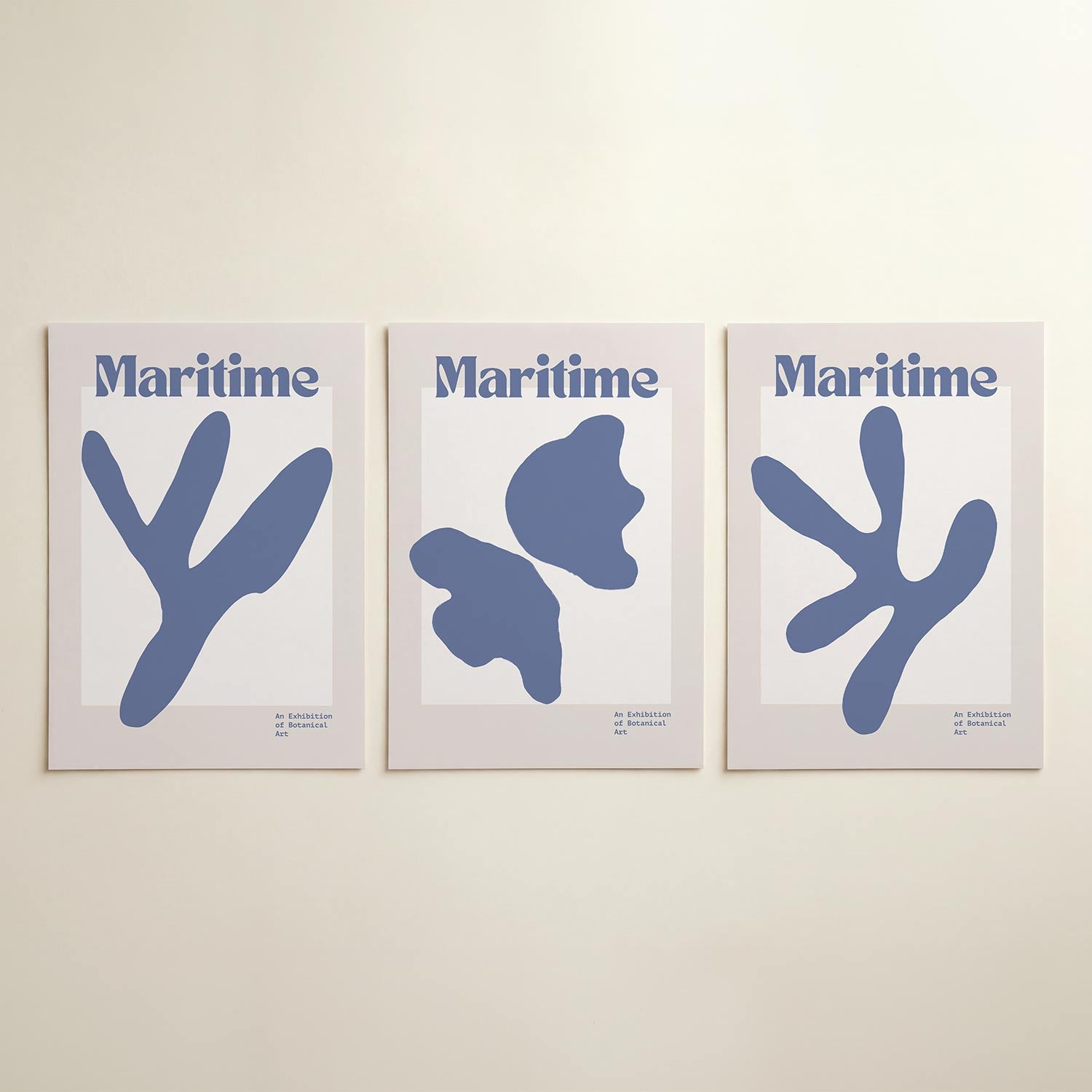 Organische vormen Posterset