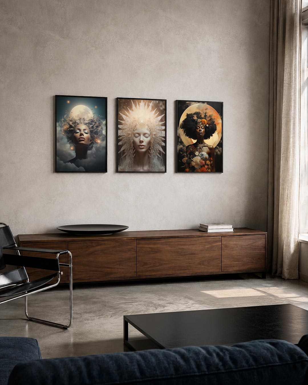 Dromerige hemelportret Posterset
