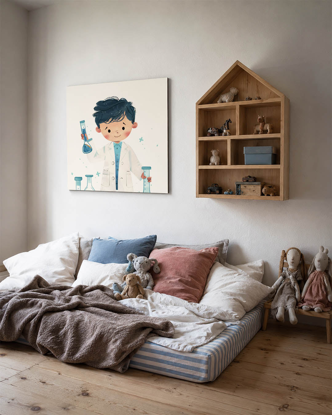Speelse illustratie Kunstwerk