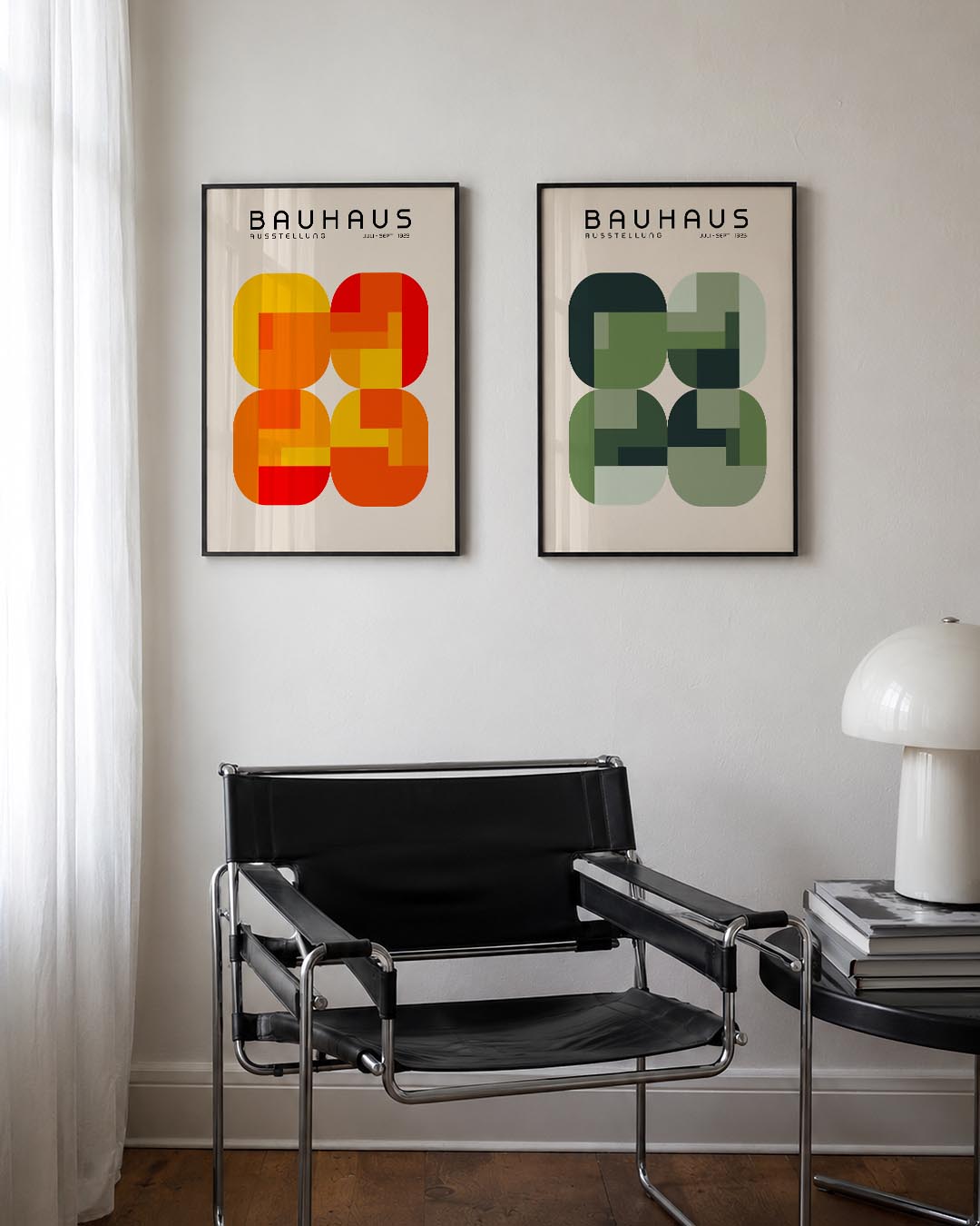 Vormenspel en kleur Posterset
