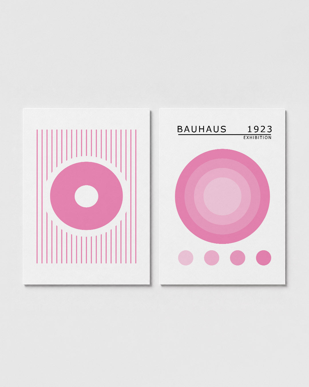 Cirkel en lijnen Posterset
