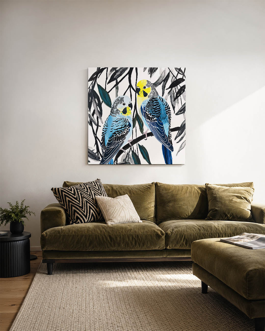 Vogels op tak Kunstwerk