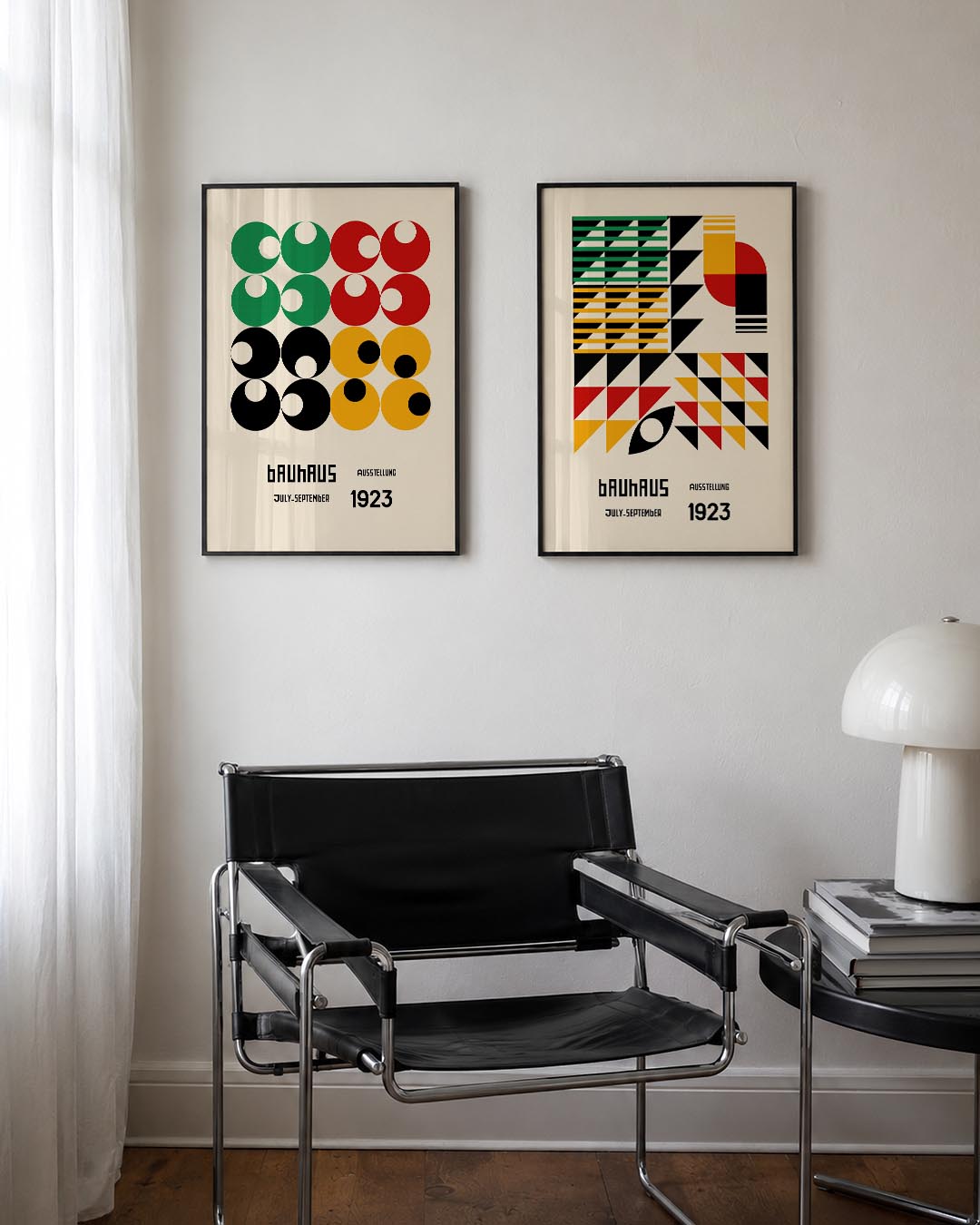 Cirkelritme en kleuren Posterset
