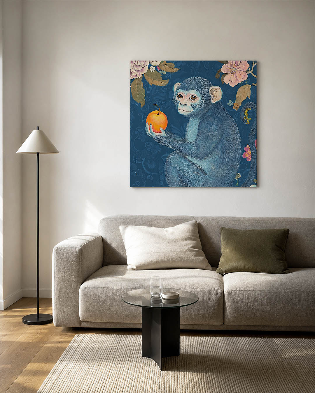 Dromerige aap Kunstwerk