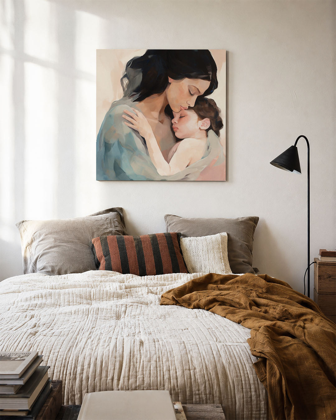 Intieme omhelzing Kunstwerk