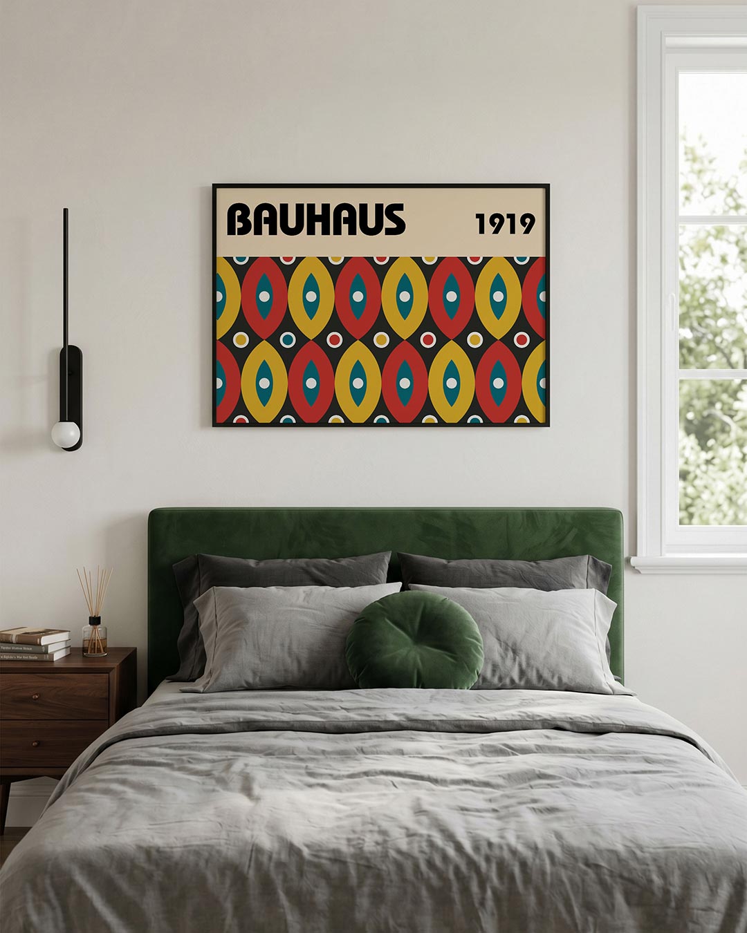 Vormritme en kleur Poster
