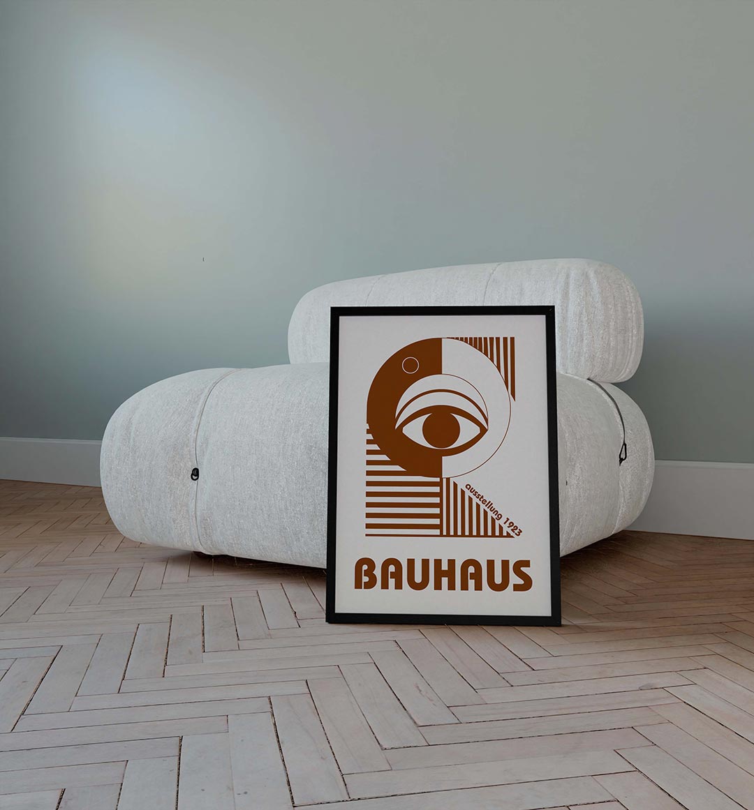 Oog en lijnen Poster