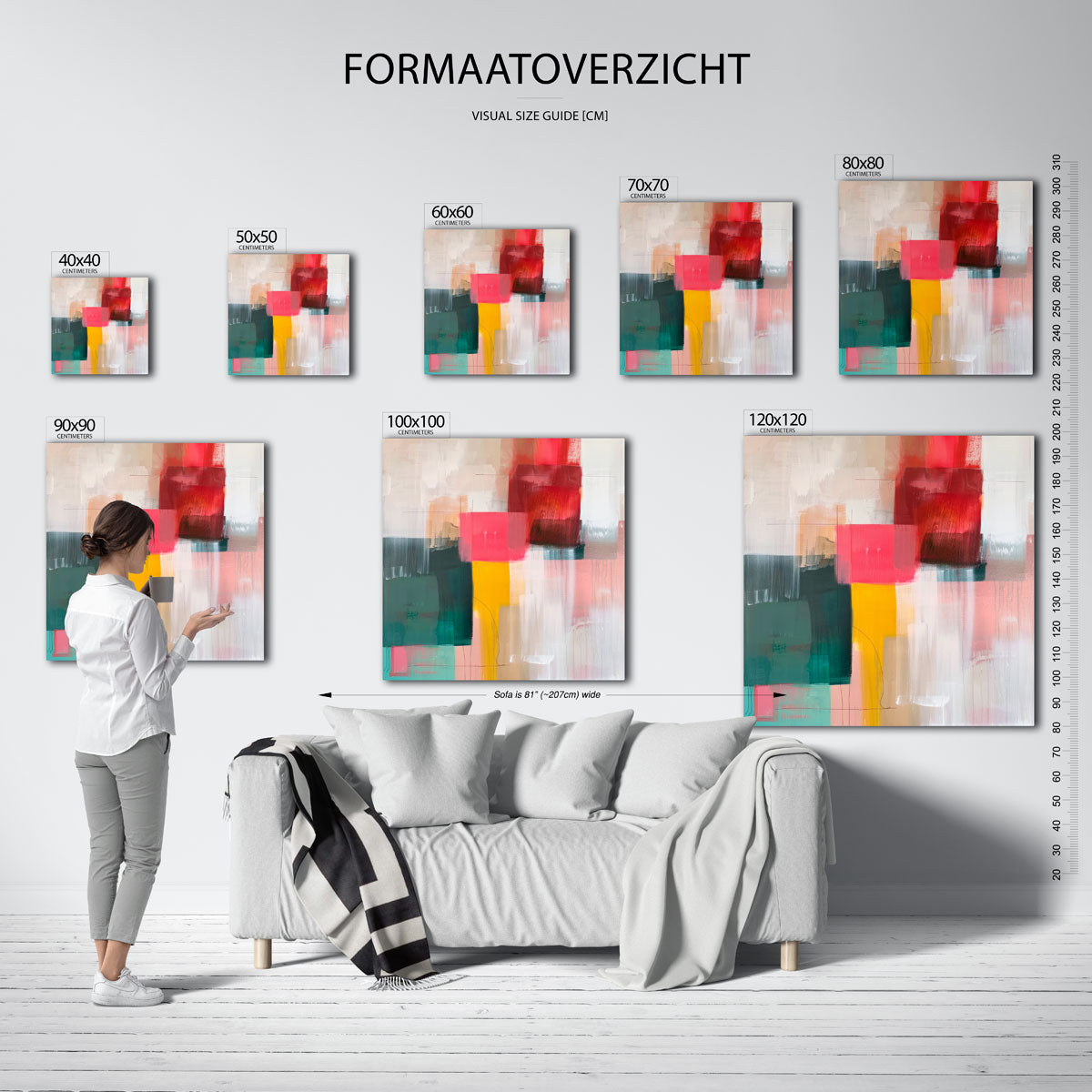 Abstracte vormen Poster