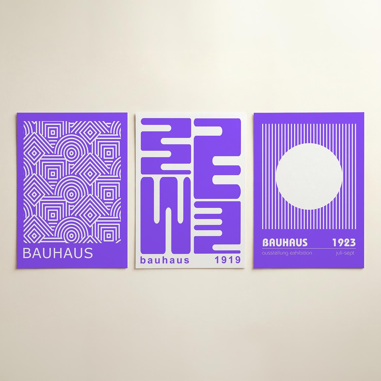 Lijnen en patronen Posterset