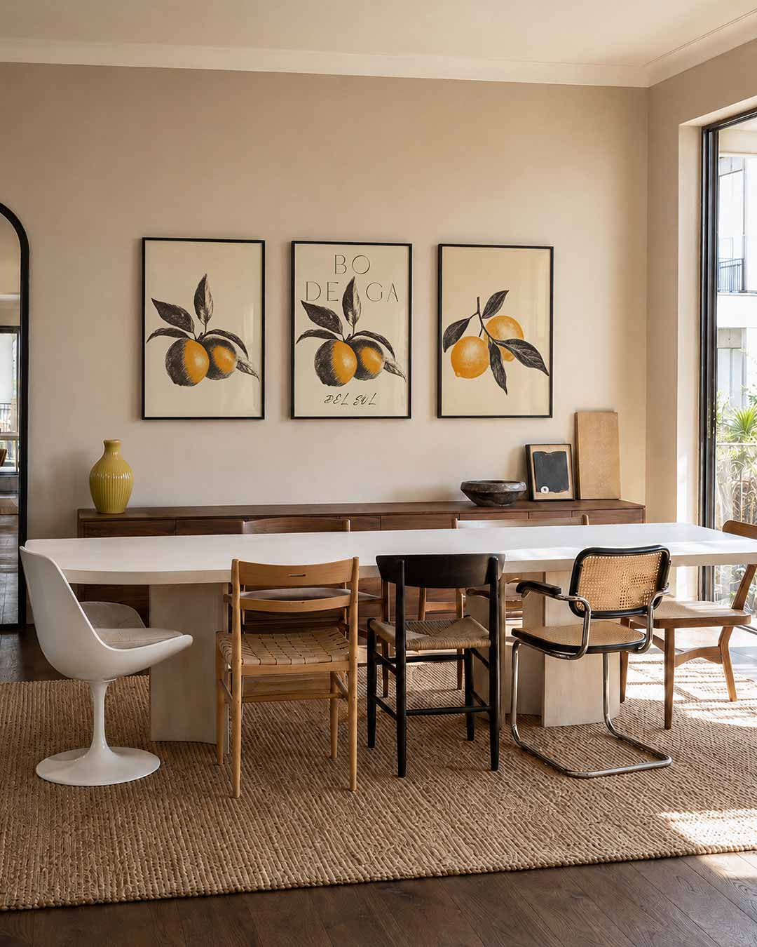 Vruchten en bladeren Posterset