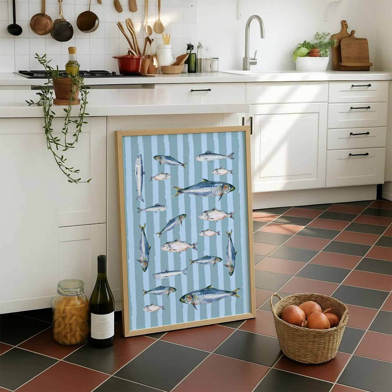 Zee Avontuur Vissen Poster-WallArtistic