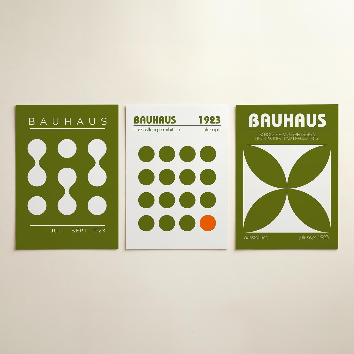 Vormen en vlakken Posterset