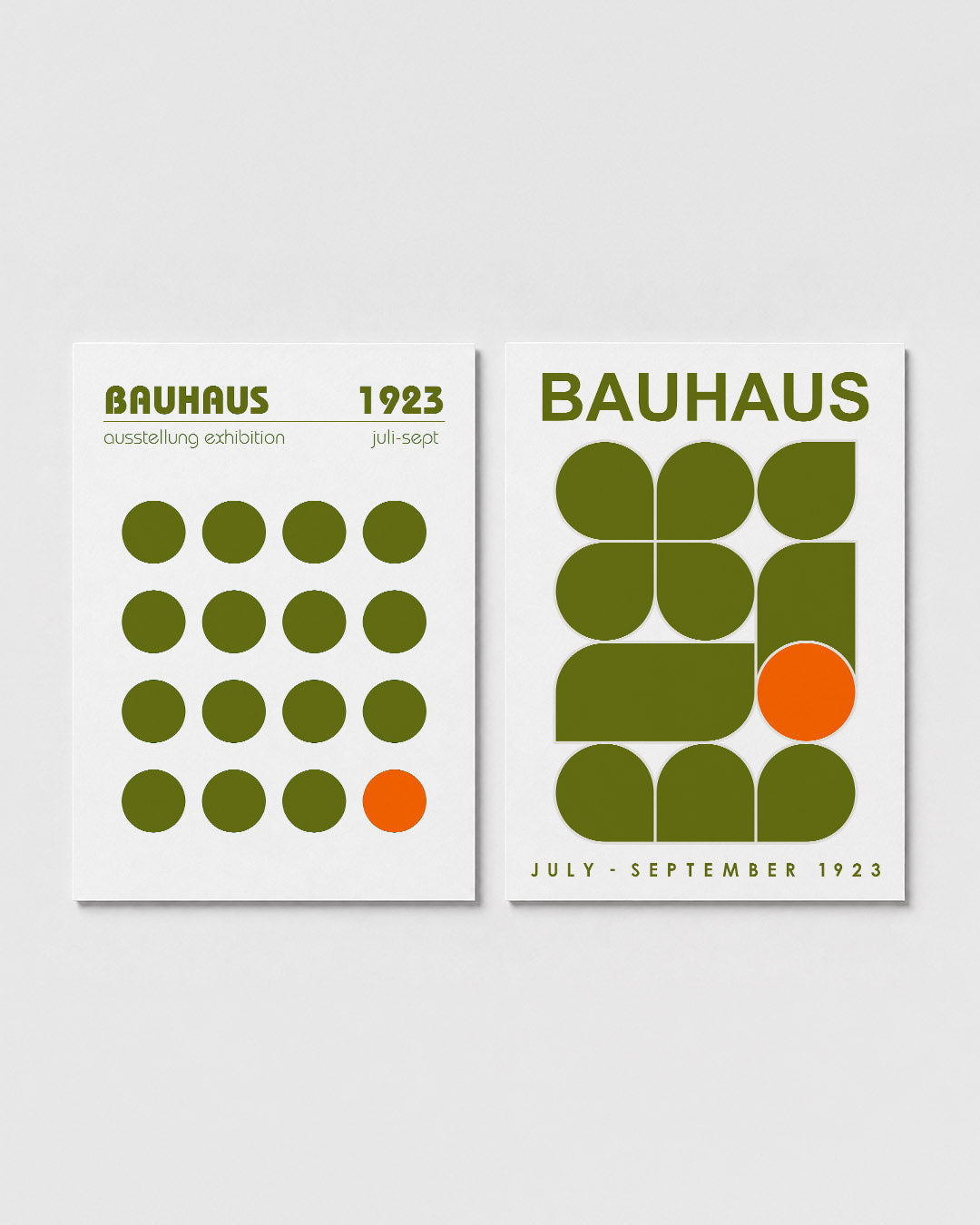 Cirkelpatroon en kleur Posterset