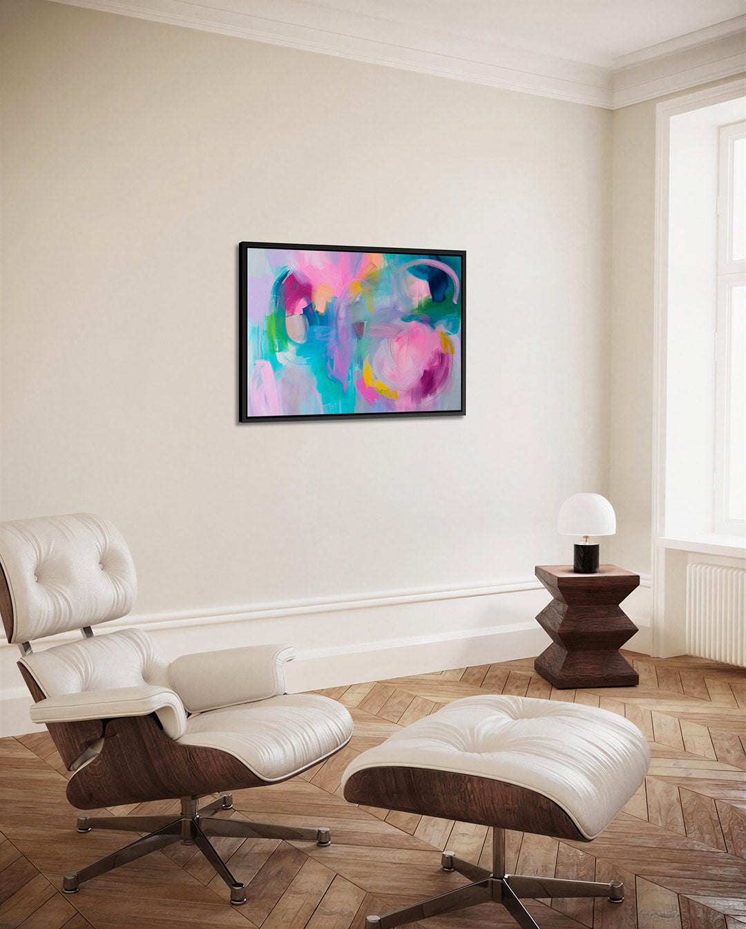 Kleurrijke vormen Kunstwerk