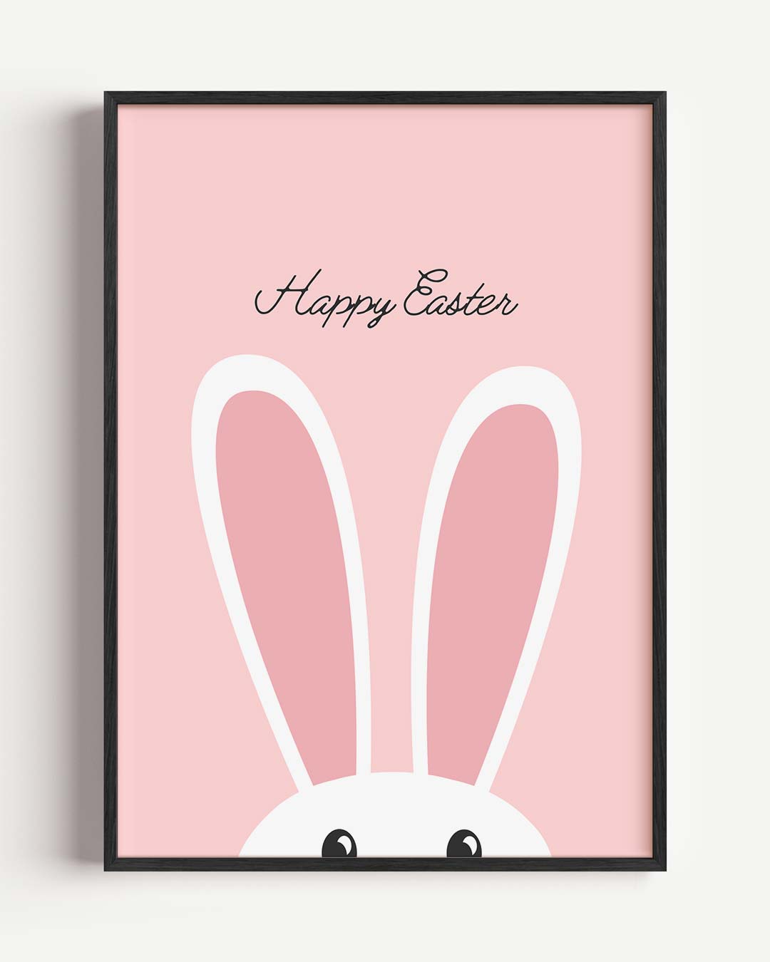 Vrolijke Paas Bunny Poster-WallArtistic