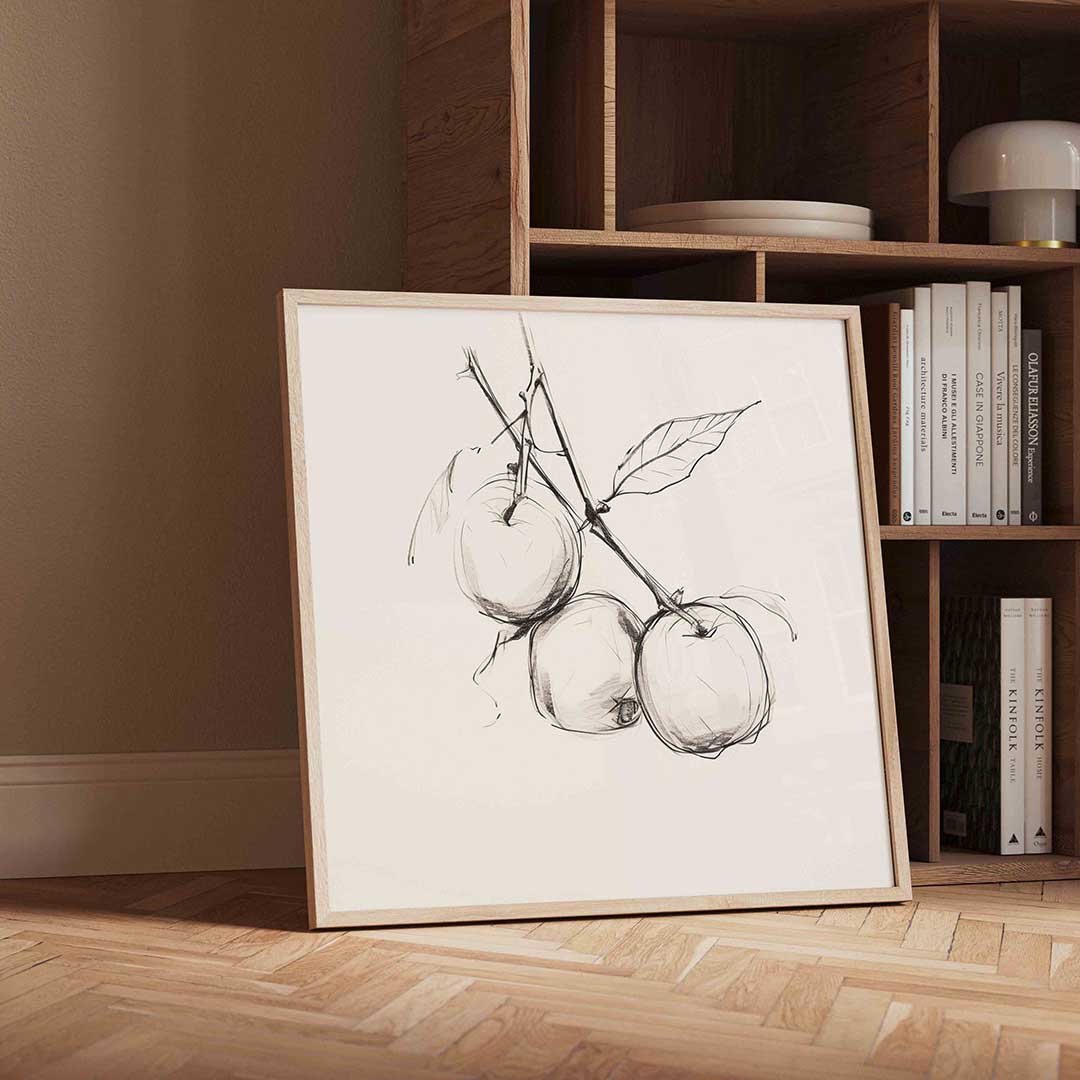 Appel schets Poster