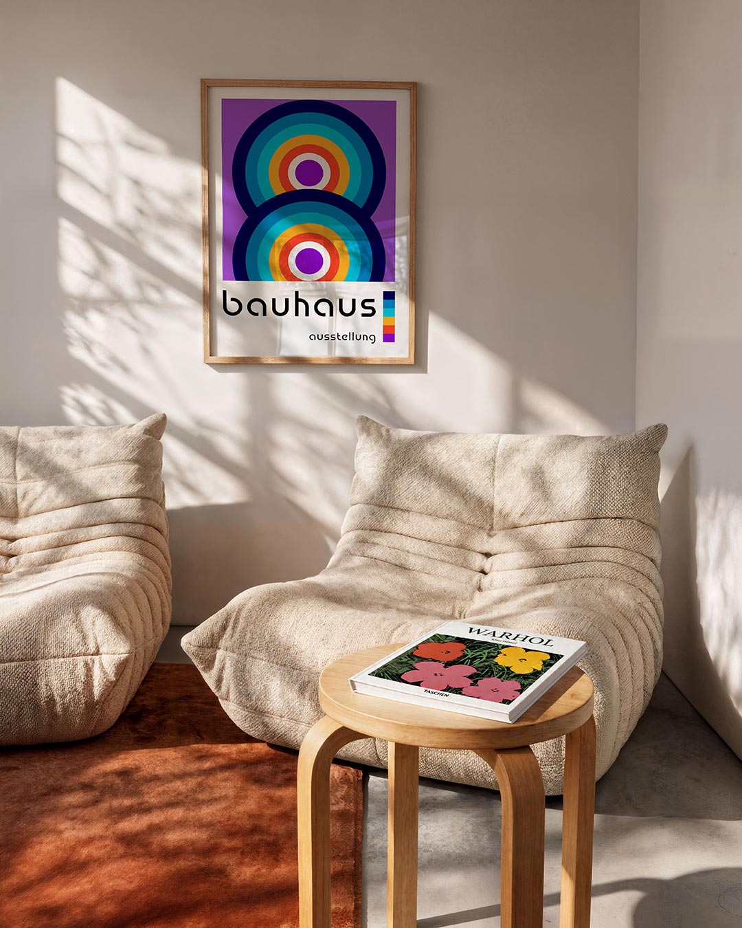 Cirkelpatroon kleuren Poster
