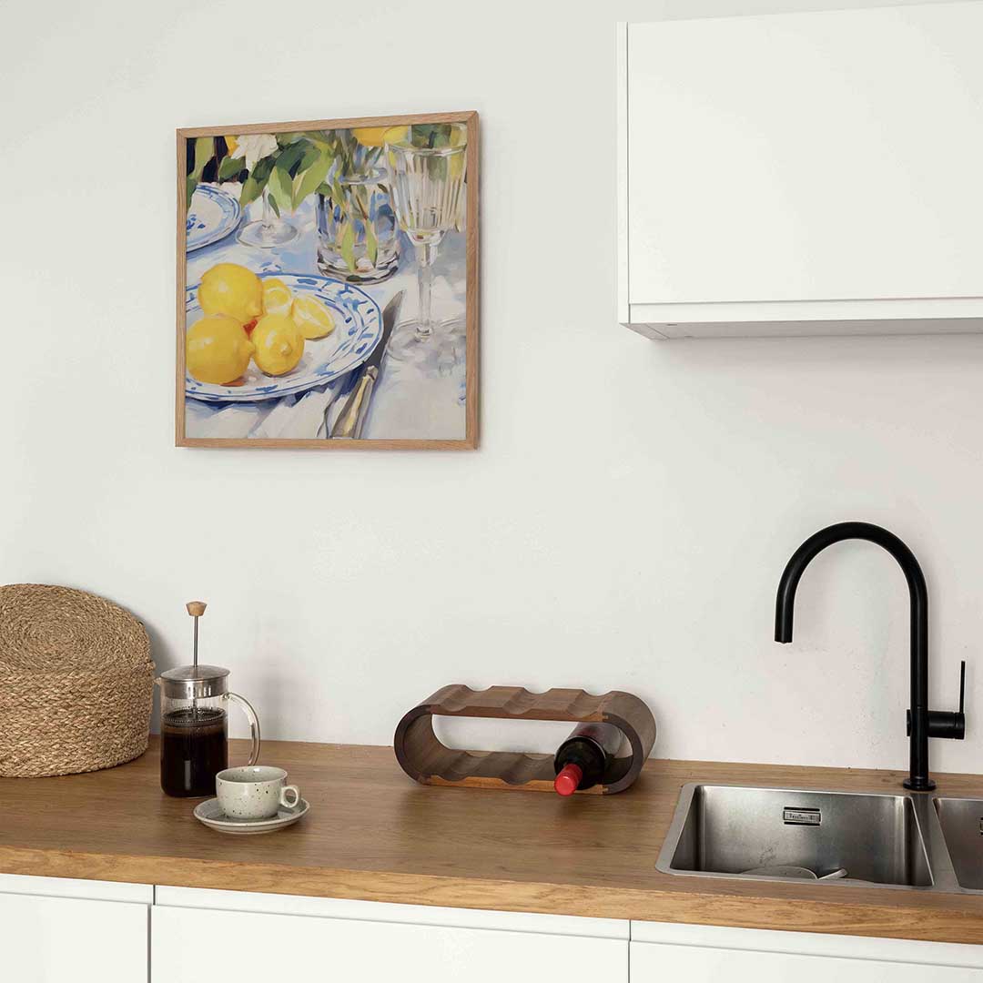 Citroenen op tafel Poster
