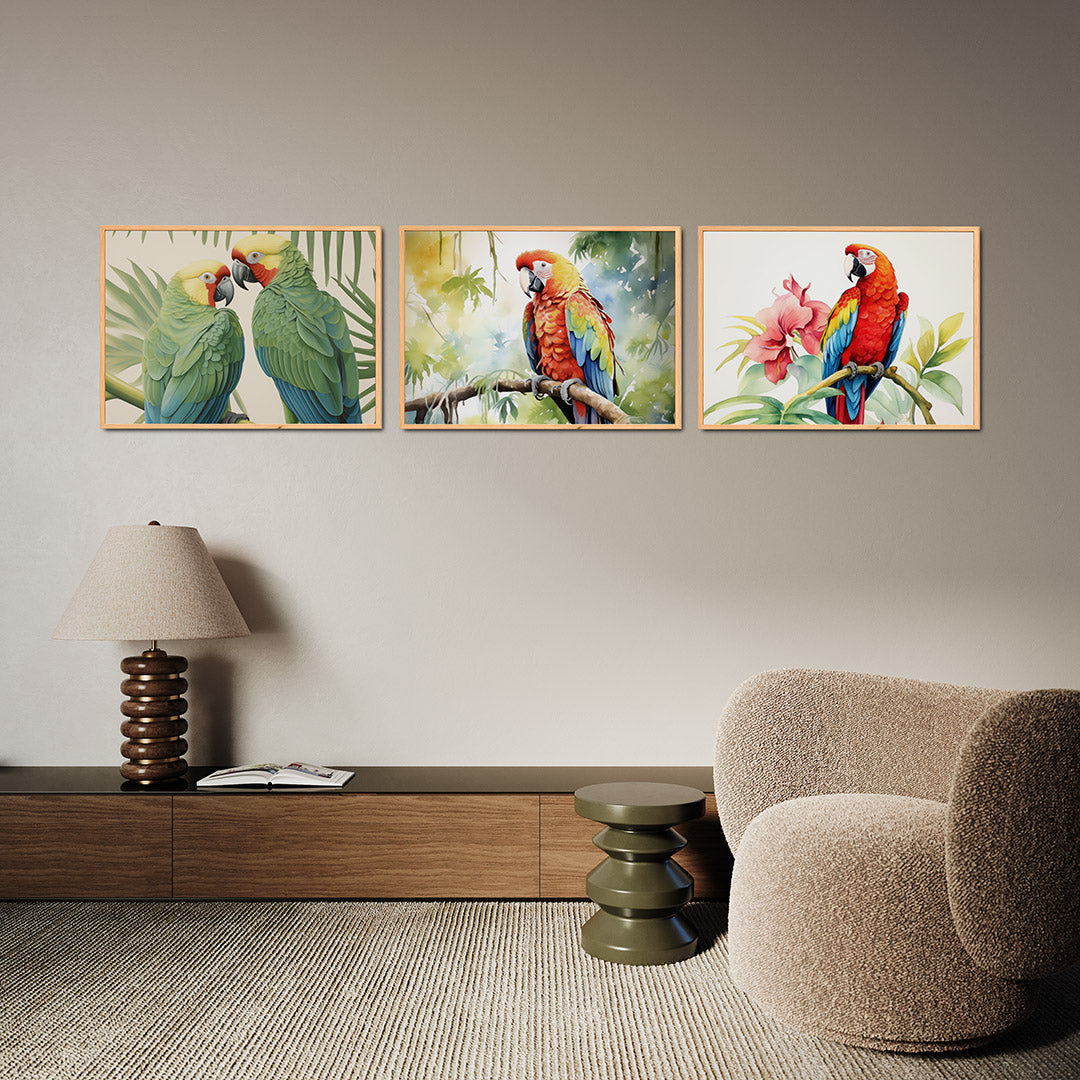 Tropische vleugels Posterset