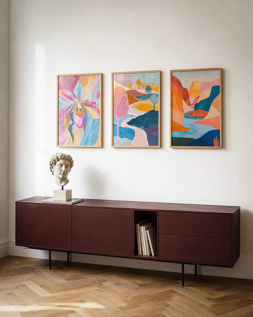 Vorm en kleurenspel Posterset