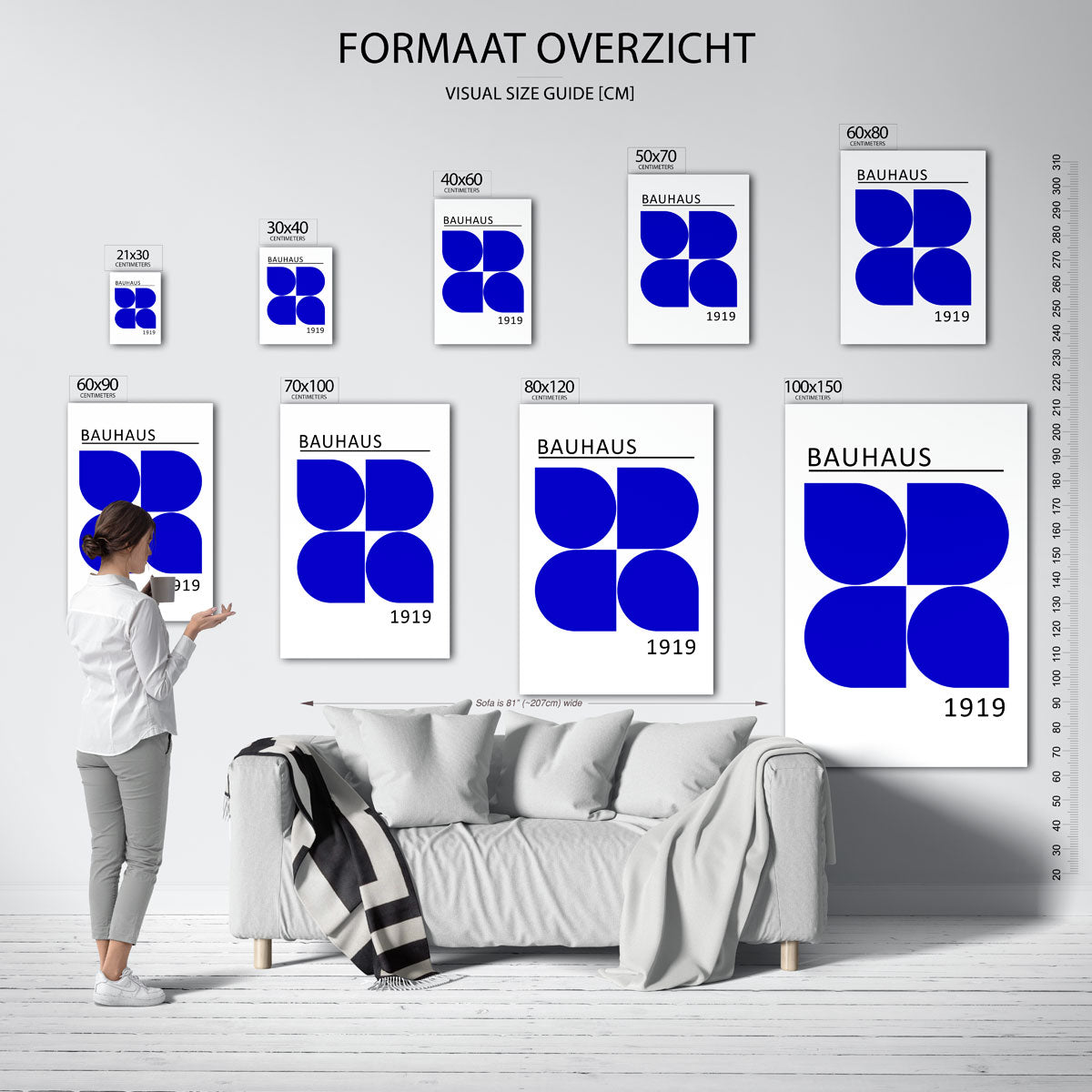 Vorm en kleur Poster