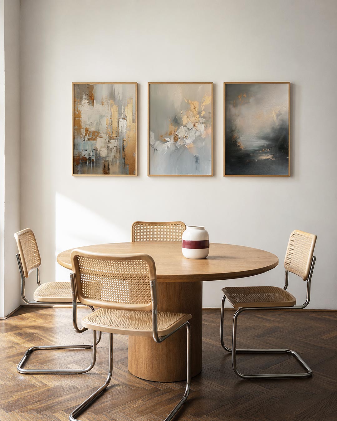 Gouden textuurvlakken Posterset