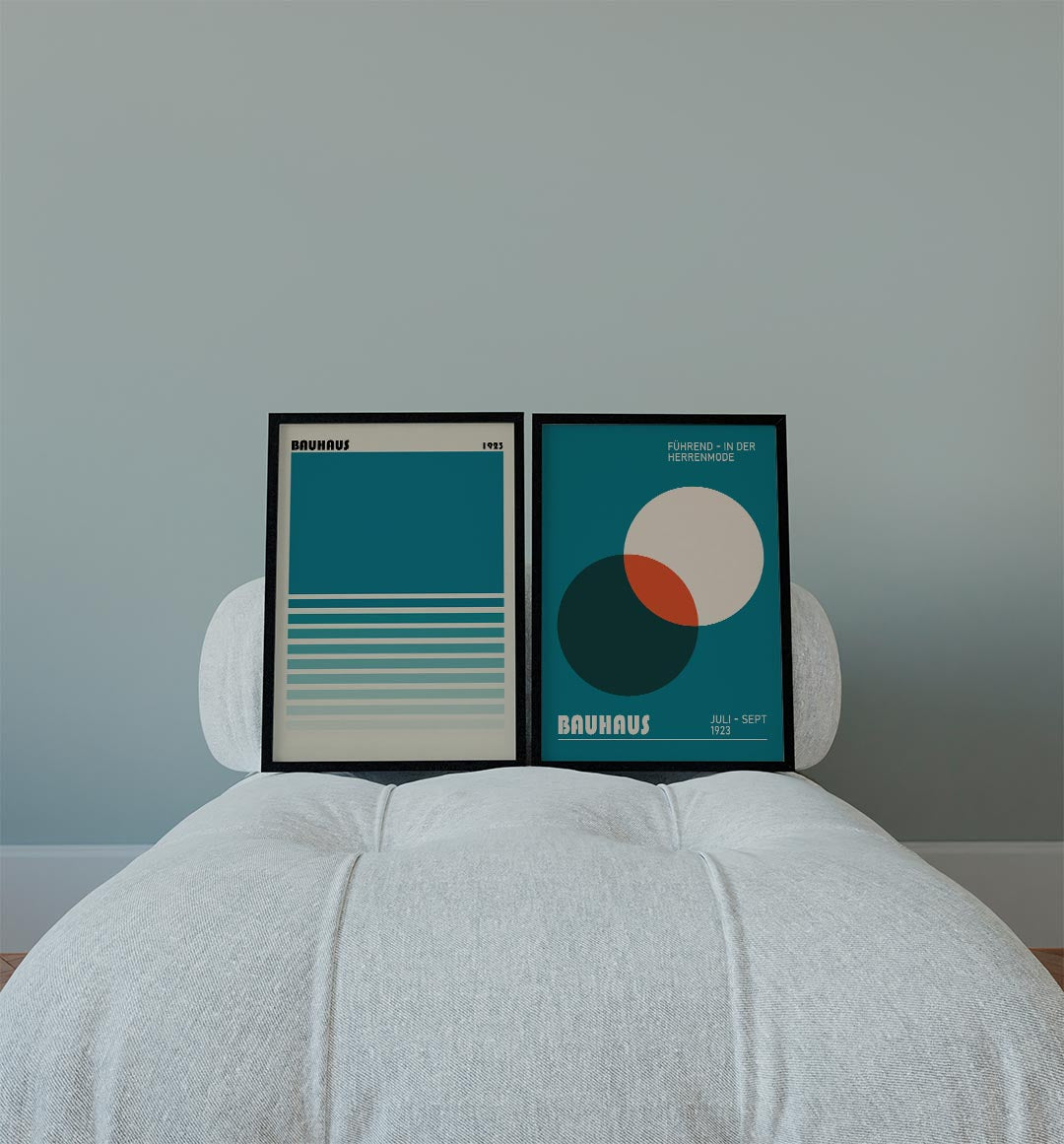 Kleurvlakken en lijnen Posterset