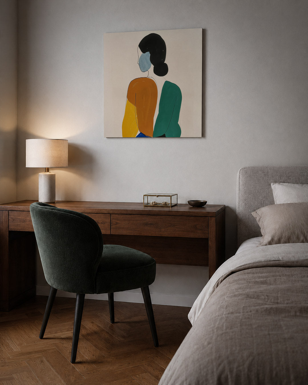Gestileerde figuren Kunstwerk