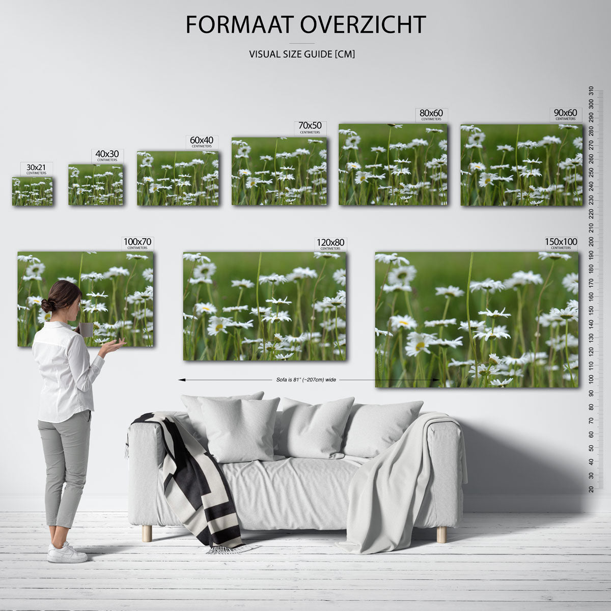 Bloemenveld Poster