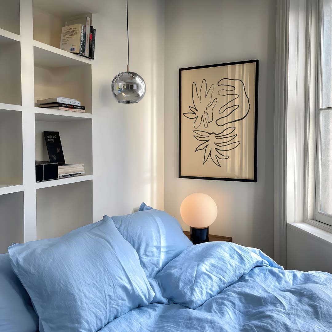 Organische Kunstlijn Poster-WallArtistic