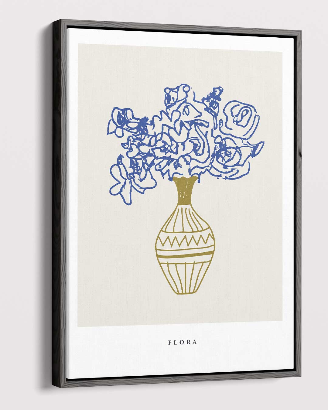 Kleurrijke Bloemen in Elegante Vaas Kunstwerk-canvas-dibond-plexiglas-wanddecoratie-WallArtistic