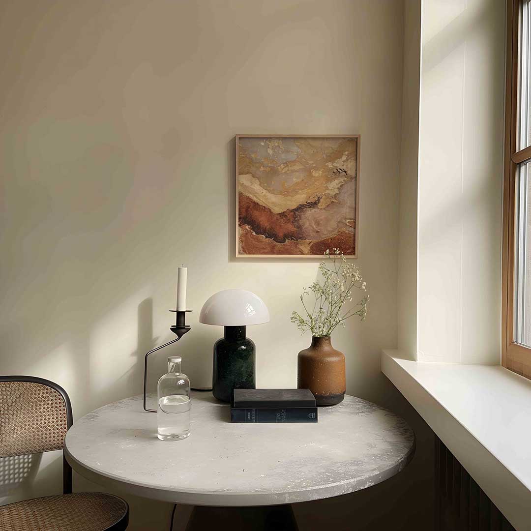 Abstracte aardetinten Poster