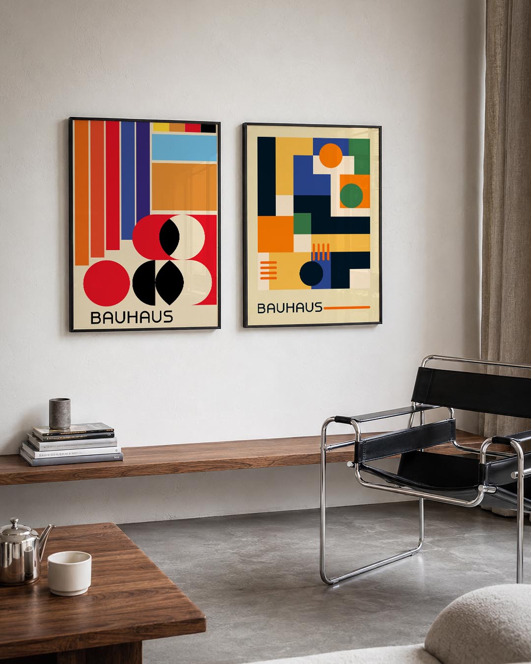 Kleur en vormen Posterset