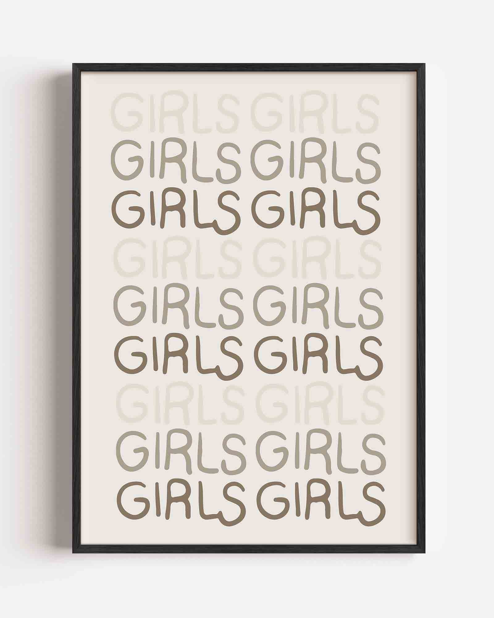 Meervoudige girls Poster