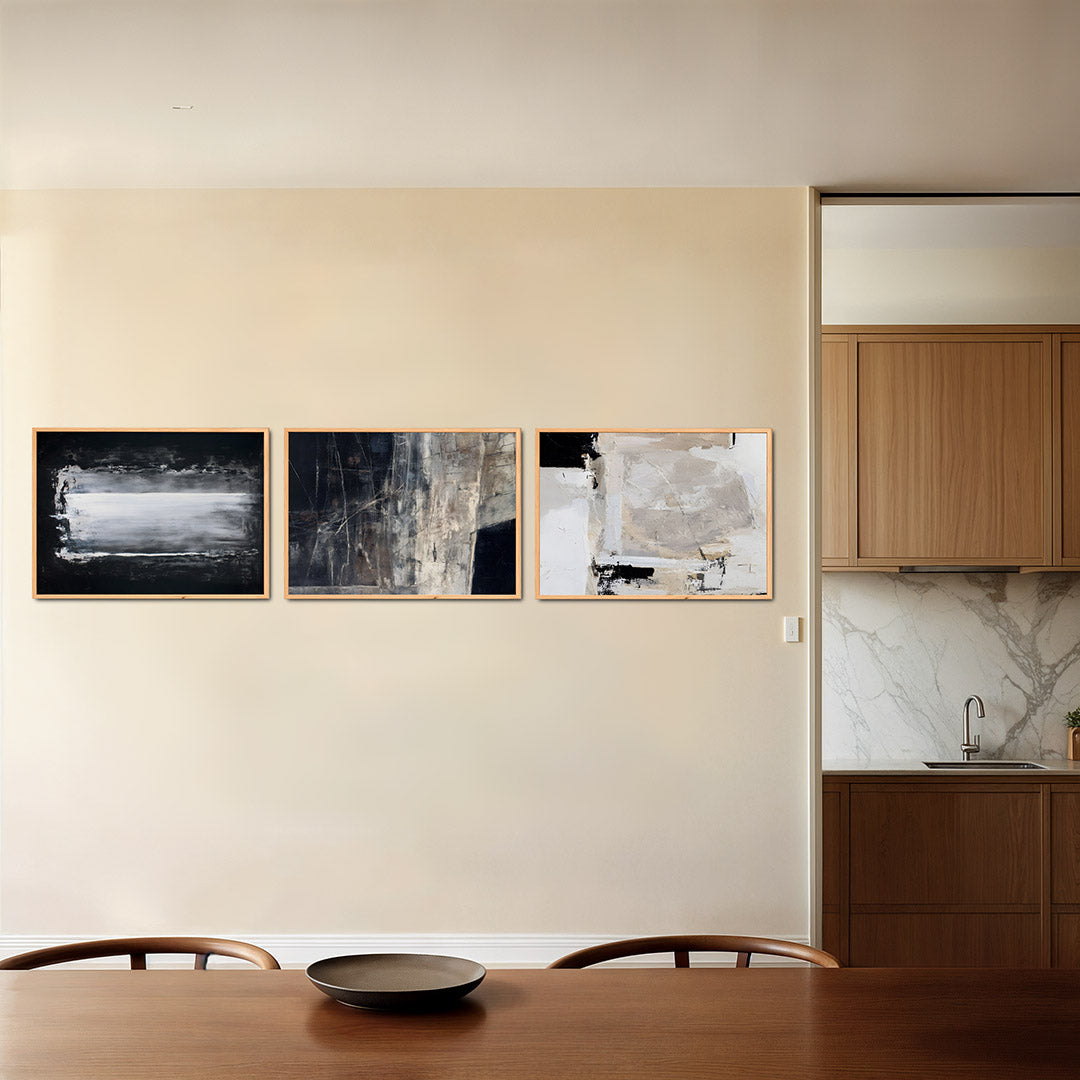 Zwart wit contrast Posterset