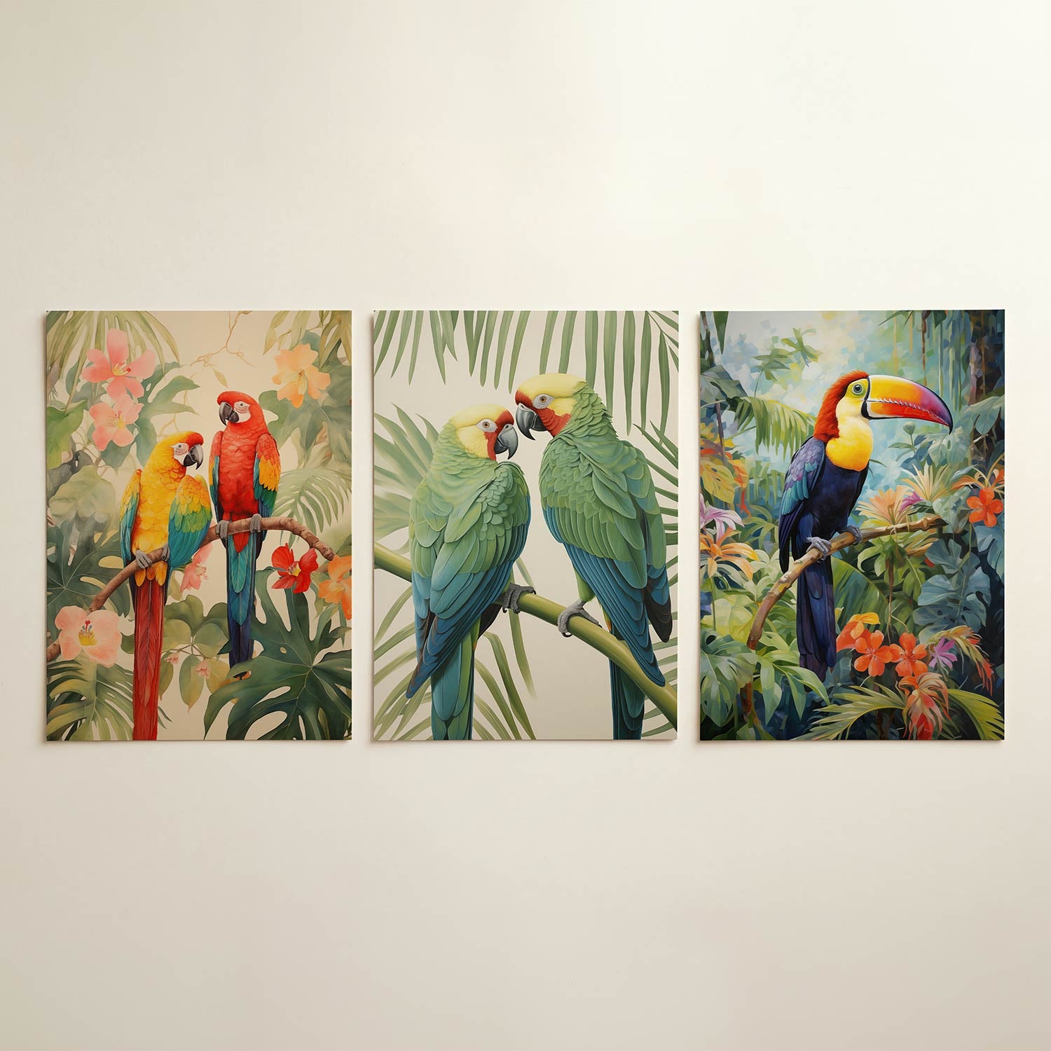 Tropische kleurenpracht Posterset
