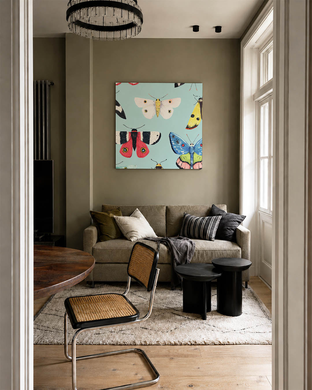 Vrolijke vlinders Kunstwerk