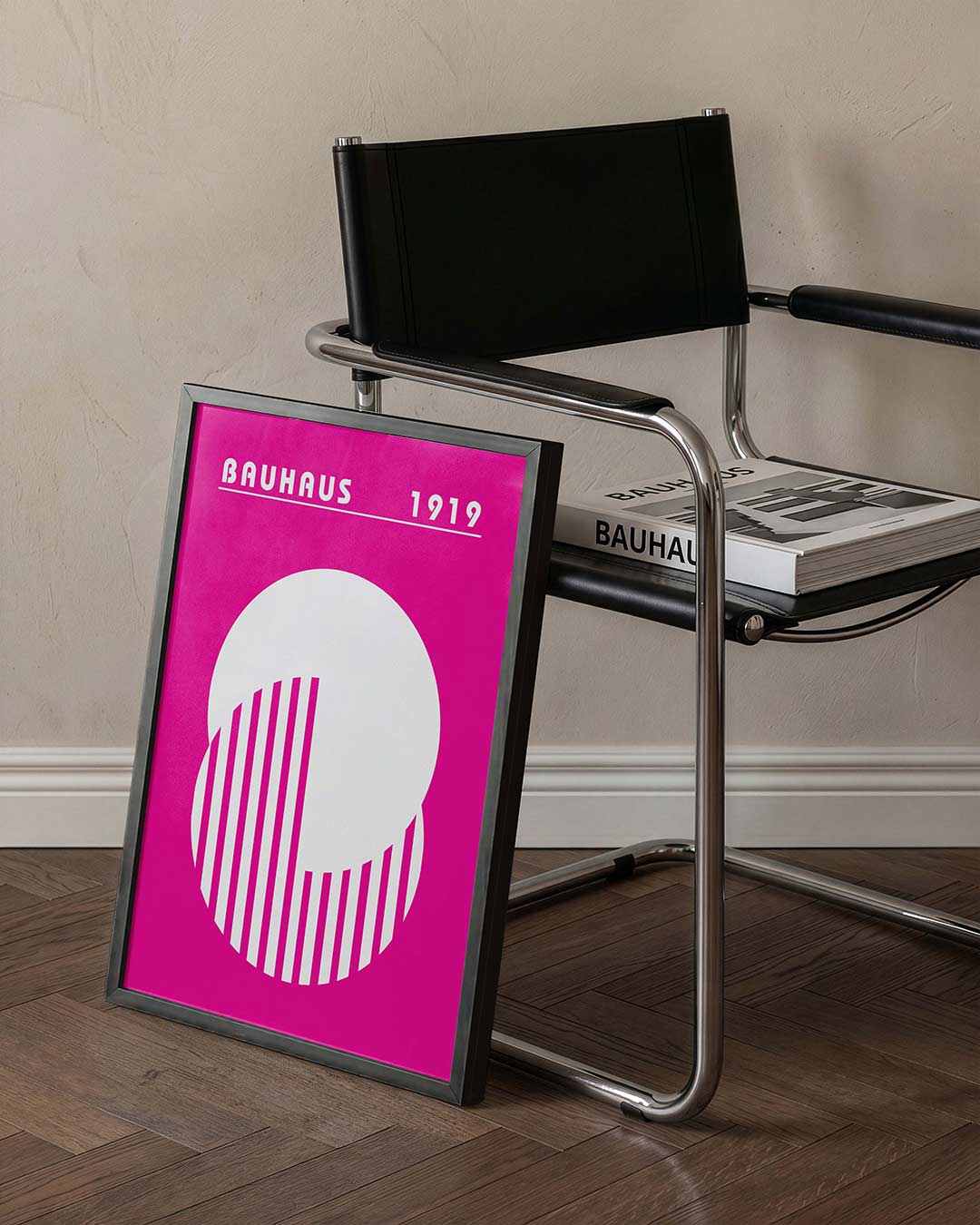 Cirkel en strepen Poster