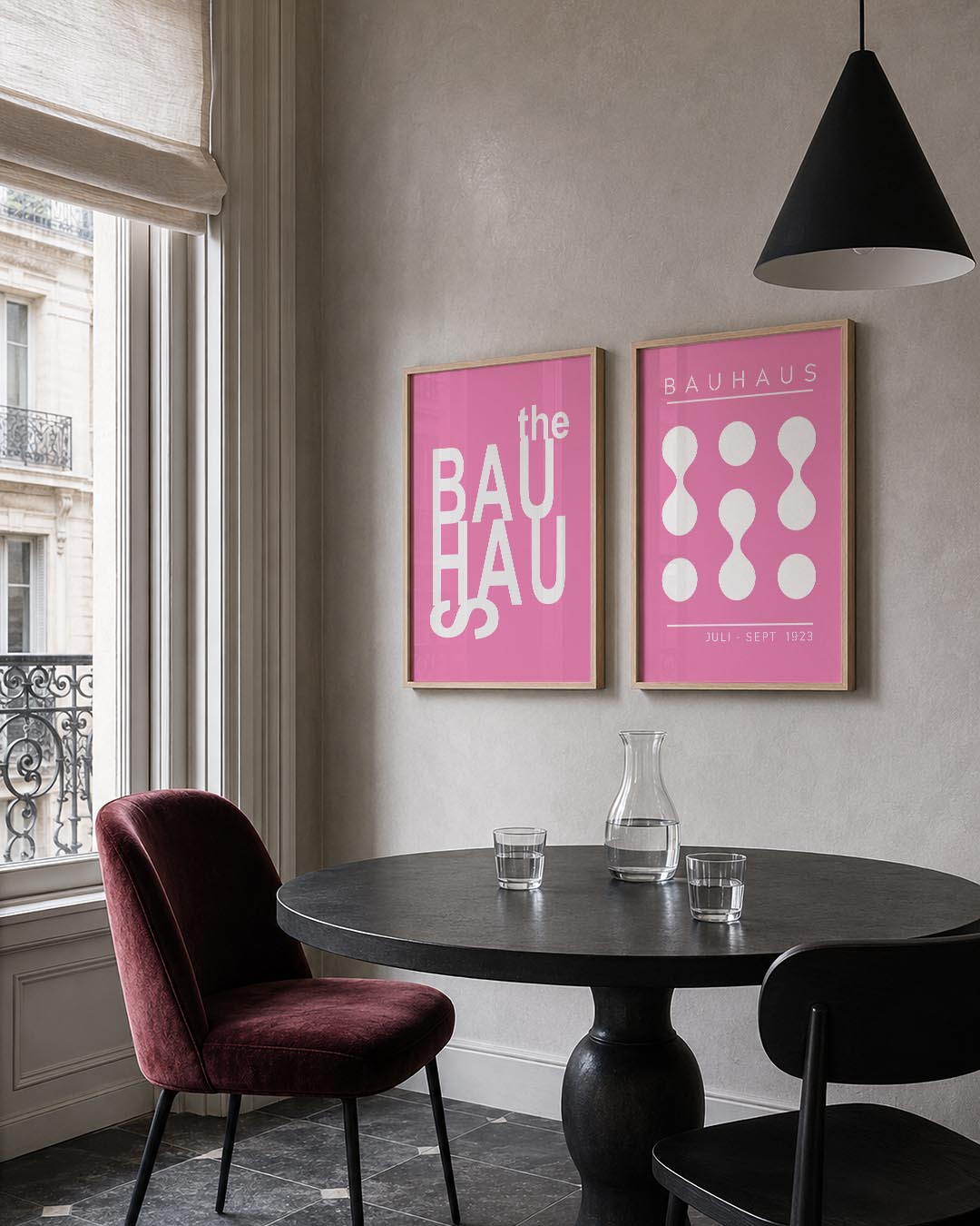 Typografische speelsheid Posterset