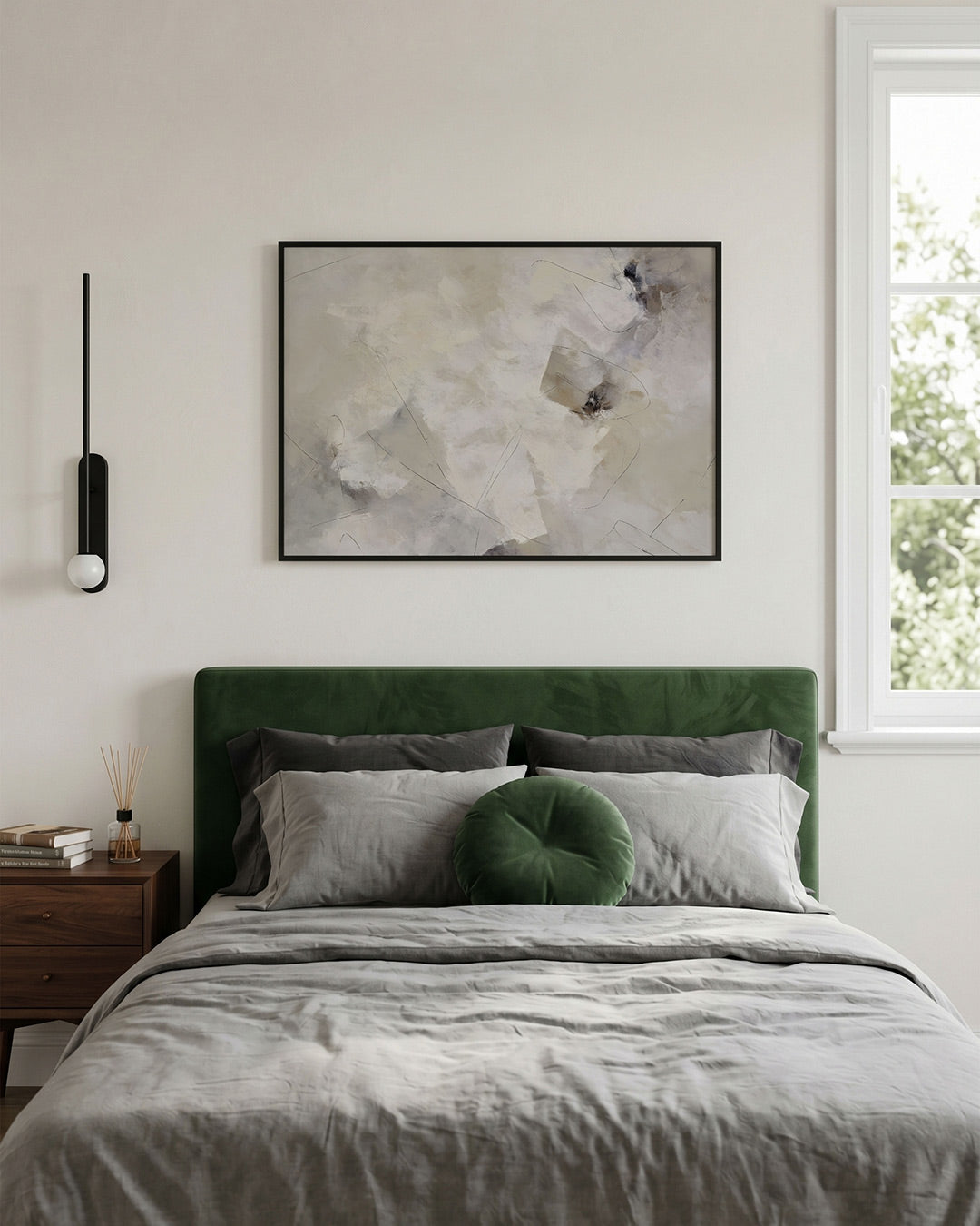 Abstracte lijnen en vormen Poster