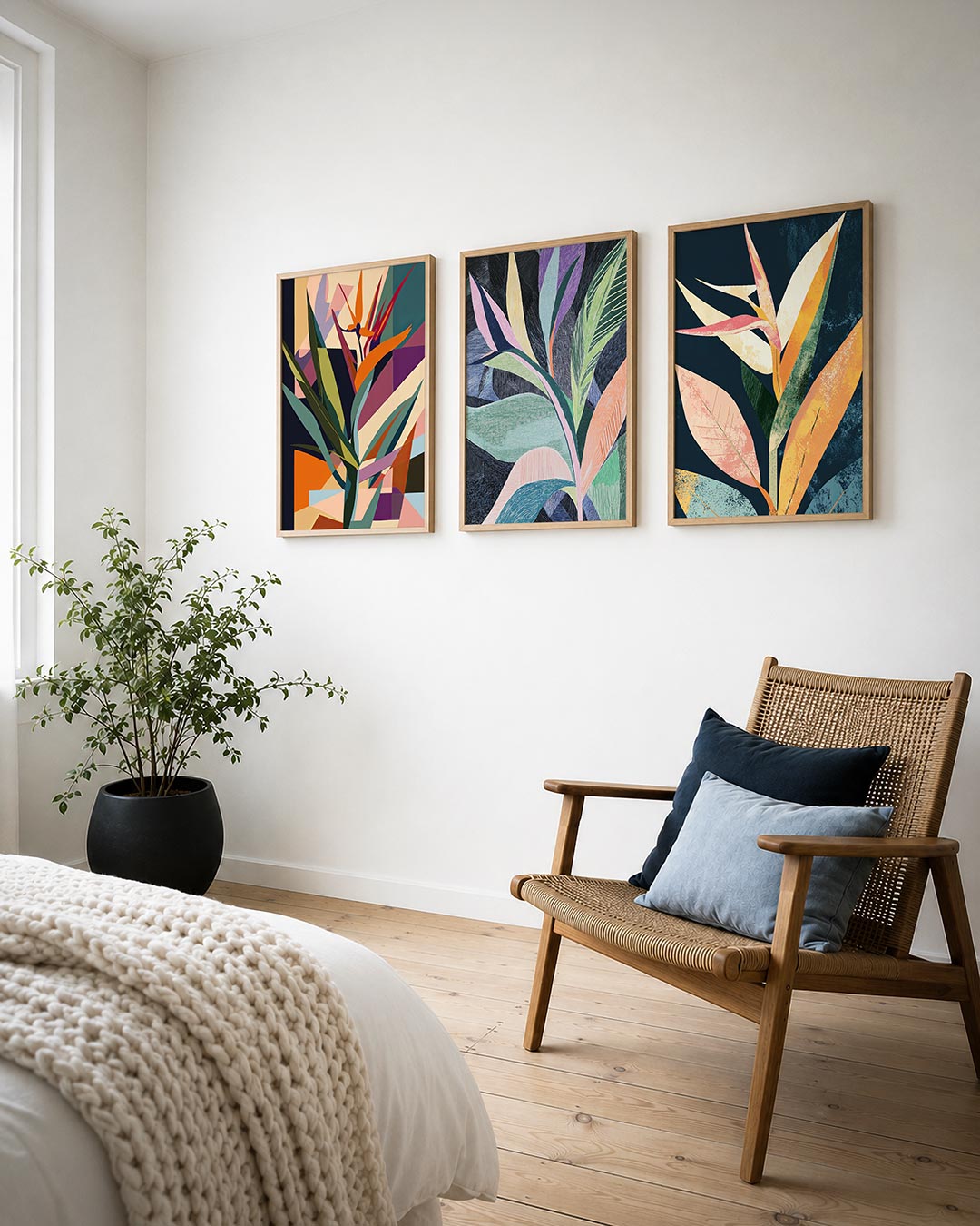 Vorm en kleurenspel Posterset