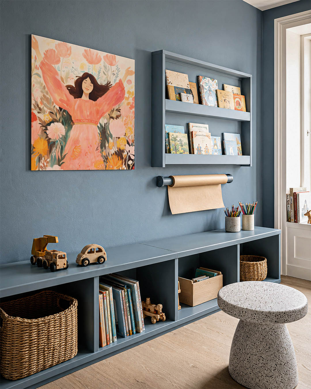 Vrolijke bloemenpracht Kunstwerk