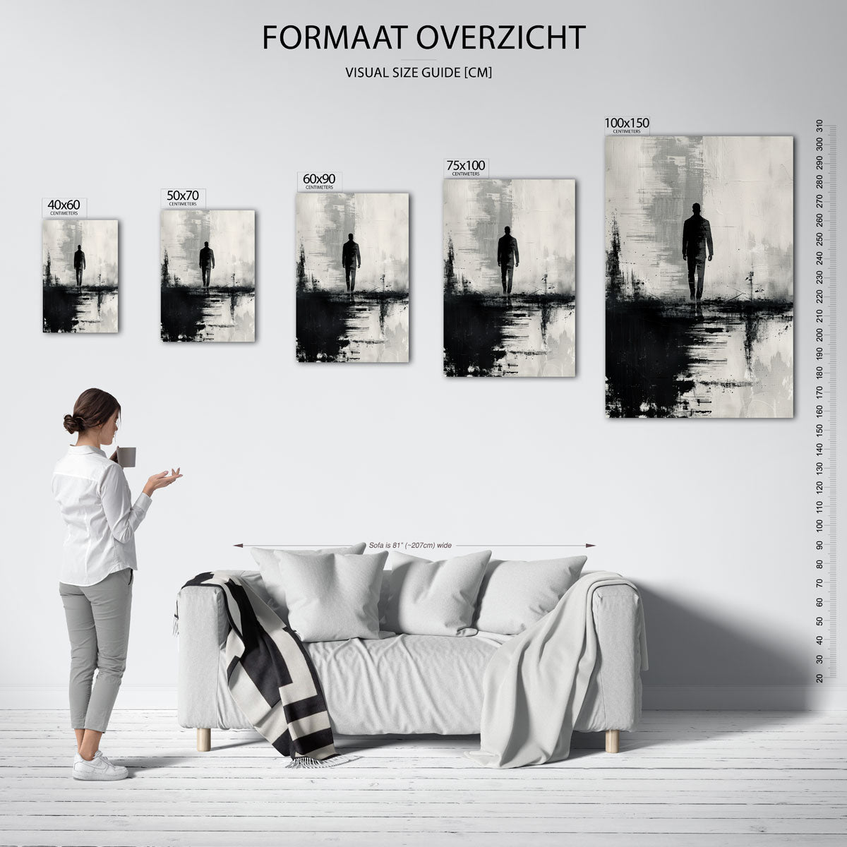 Stille reflectie Kunstwerk