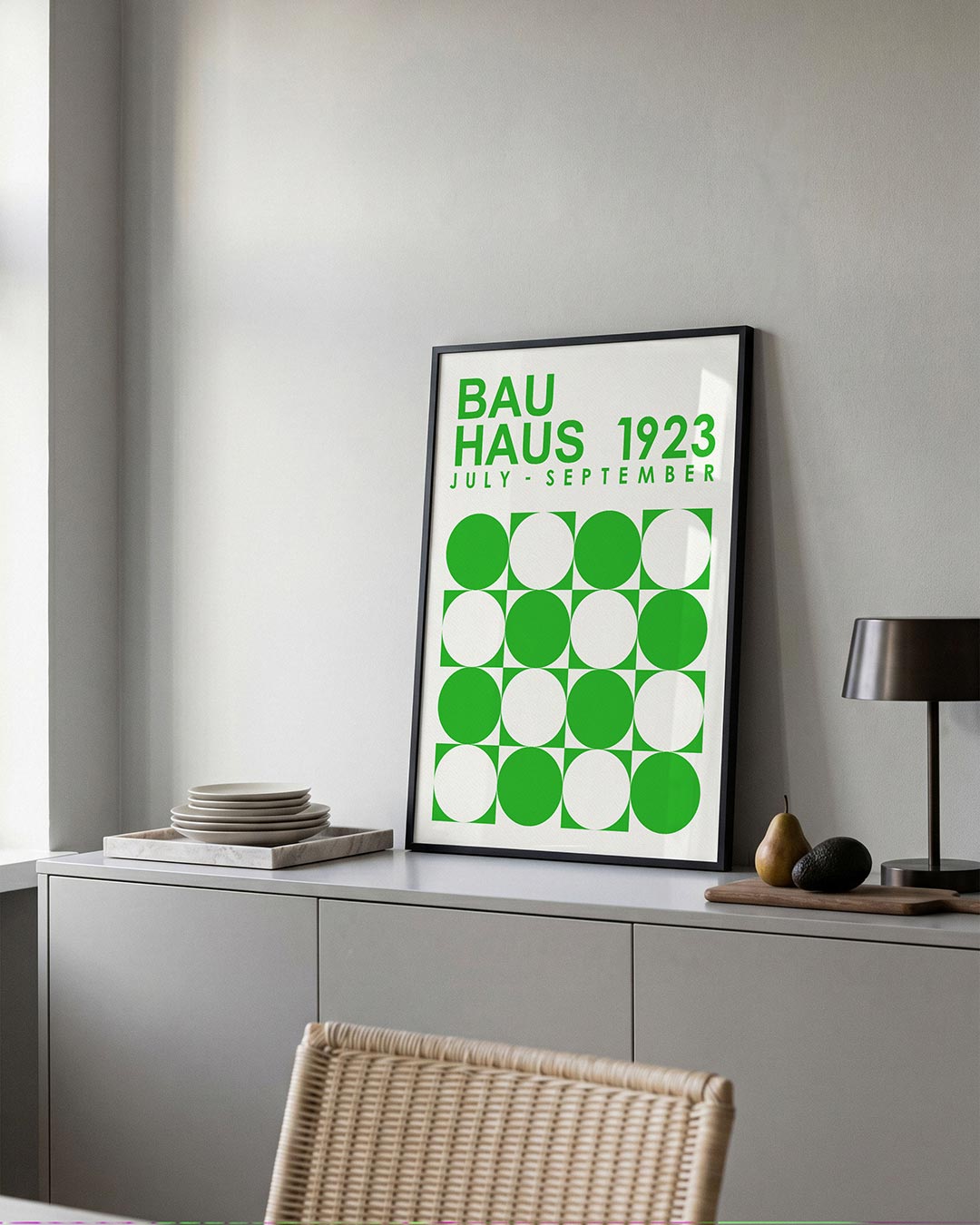 Cirkelritme en kleur Poster