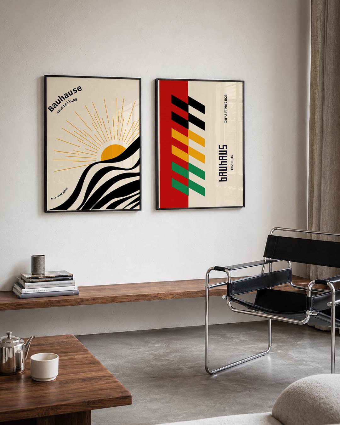 Zon en golven Posterset