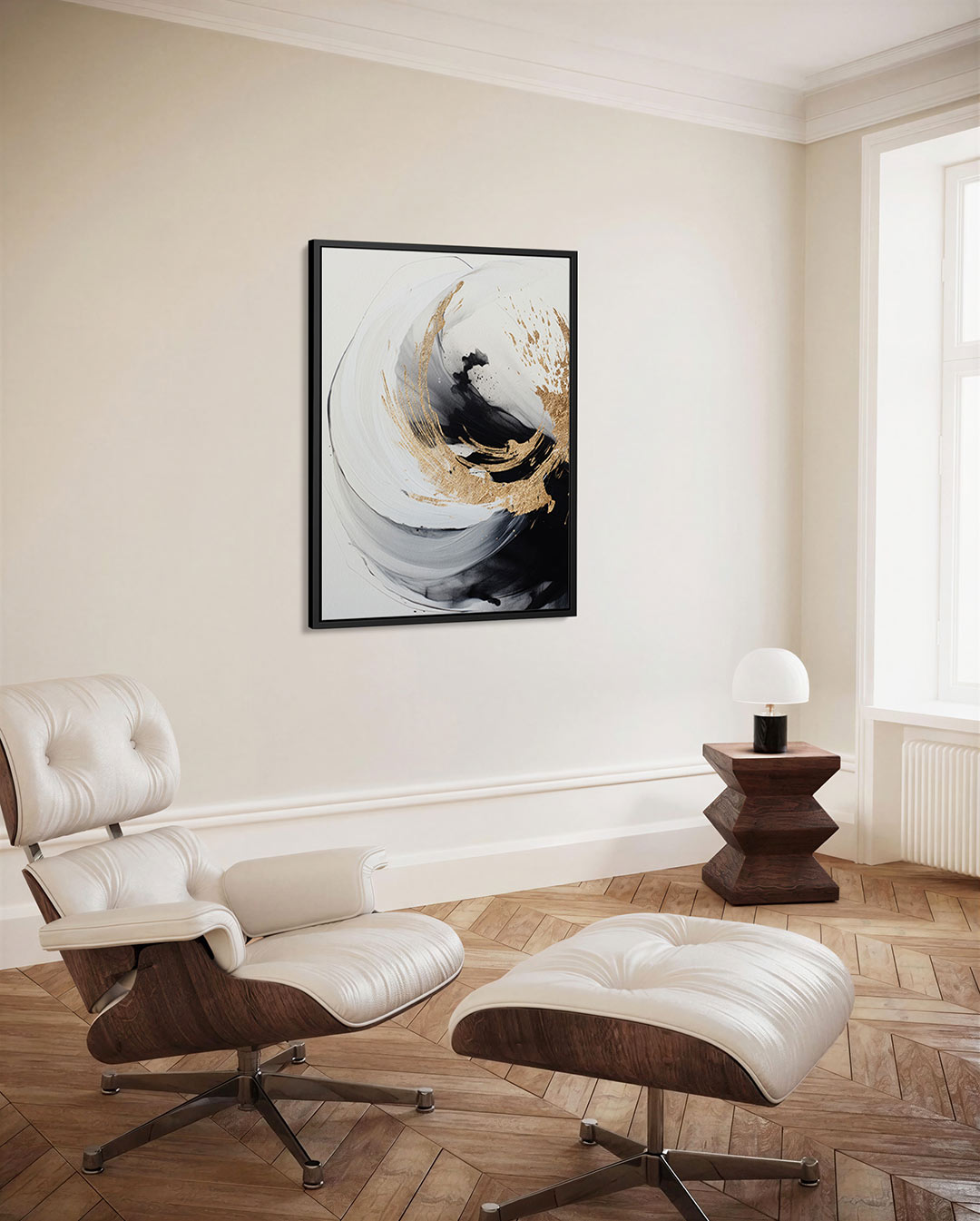 Dynamische vormen Kunstwerk