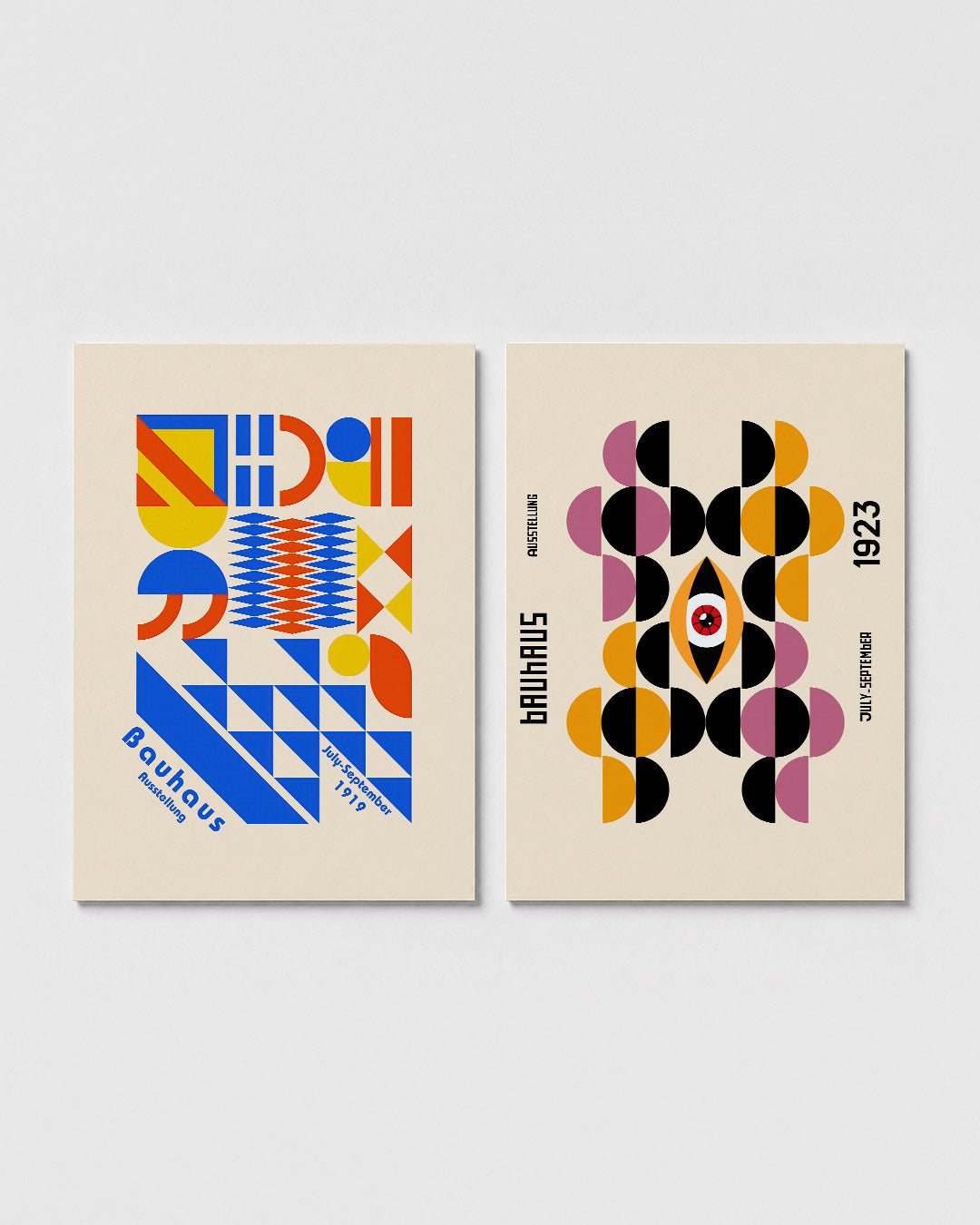 Vormen en kleurvlakken Posterset
