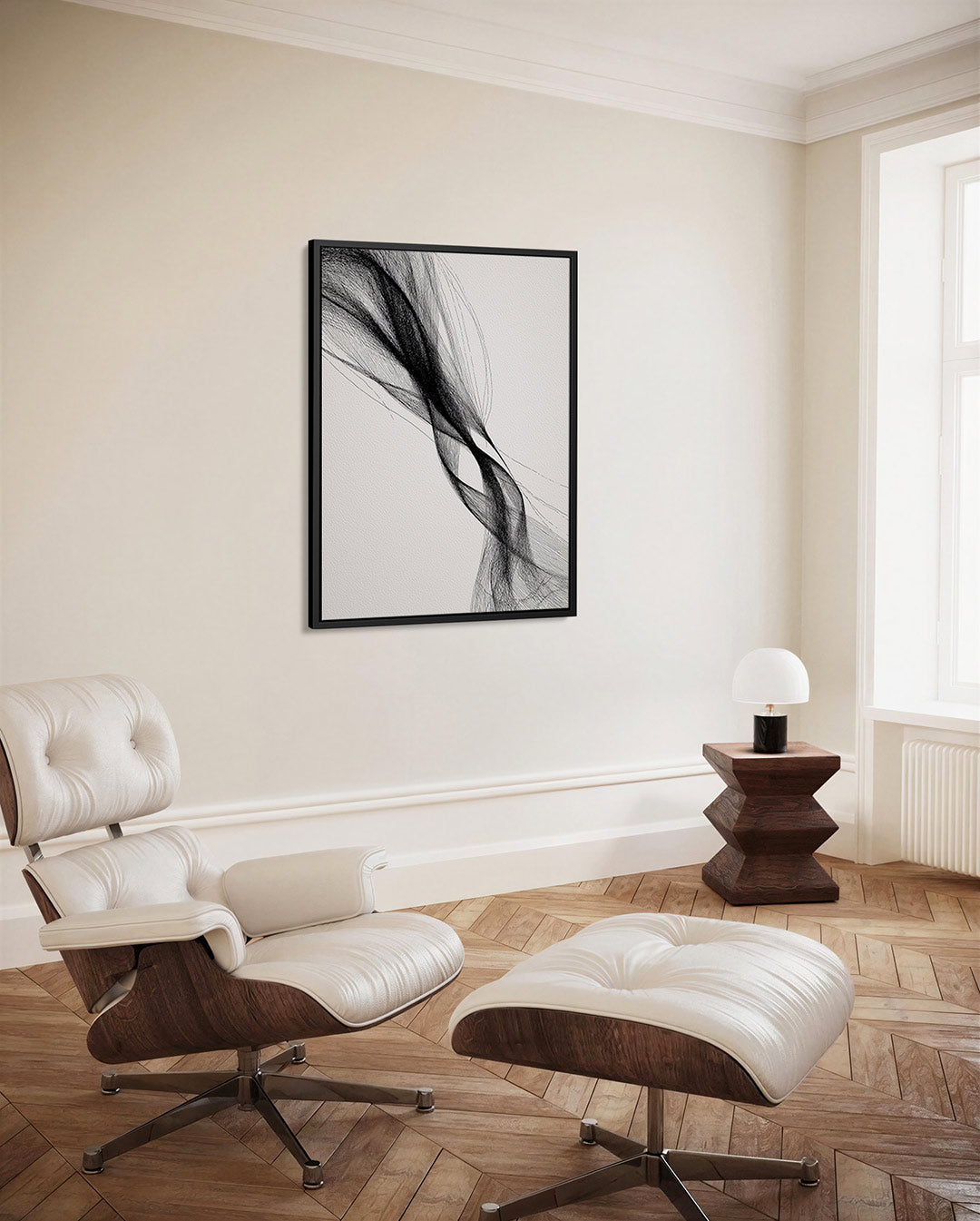 Dynamische lijnen Kunstwerk