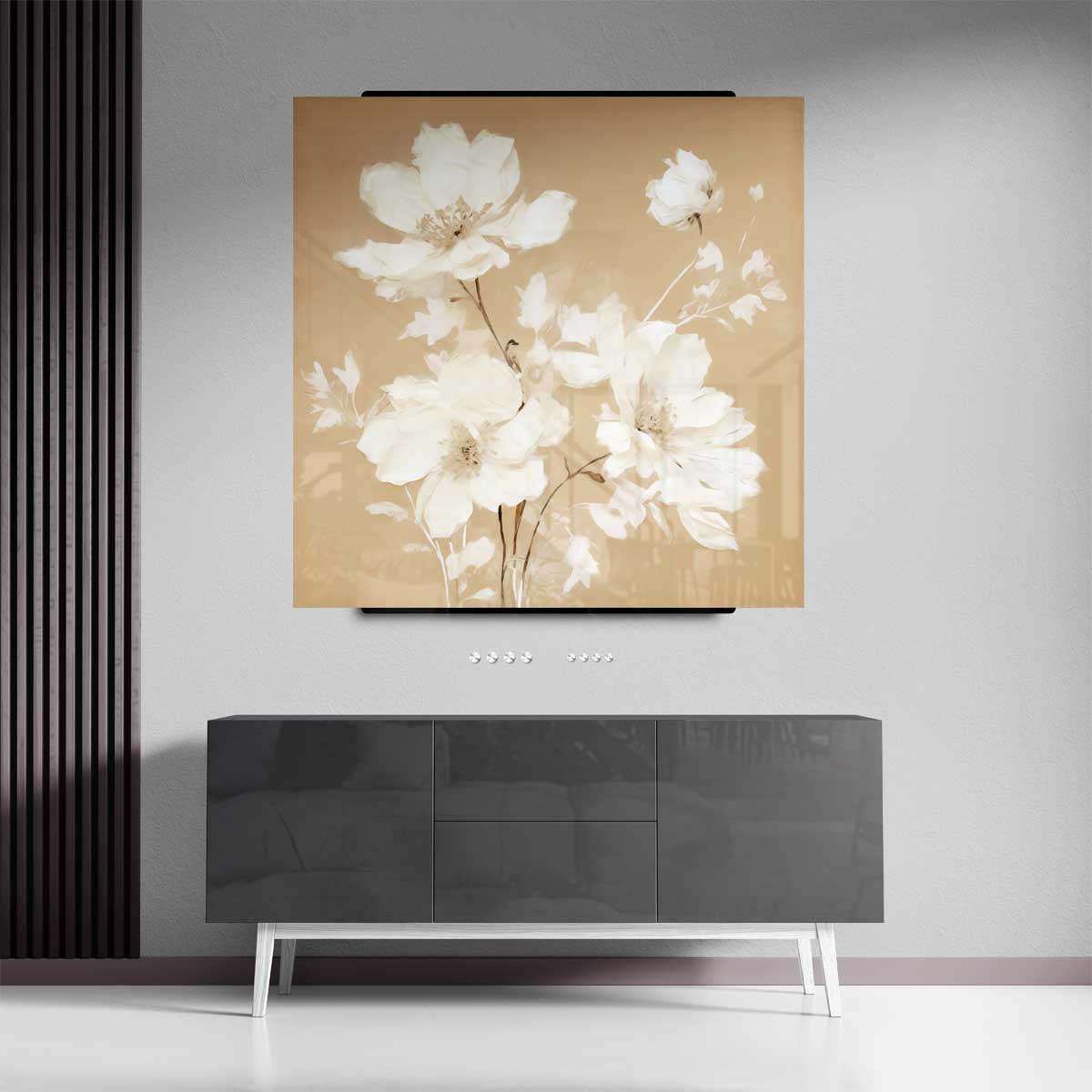 Elegante Bloemenpracht Kunstwerk-canvas-dibond-plexiglas-wanddecoratie-WallArtistic