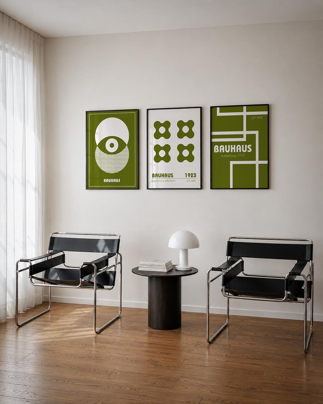 Cirkel en lijnen Posterset